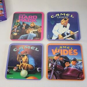 Vintage Joe The Camel Coasters 1992 Set Of 4